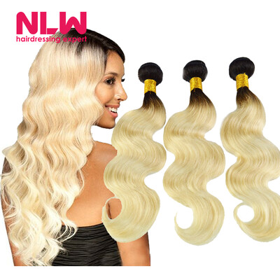 

4 Bundles Colored Brazilian Body Wave Corrugated Sew Ins Virgin Human Hair Extension Strong Machine Sewing Hair Weave Overwatch