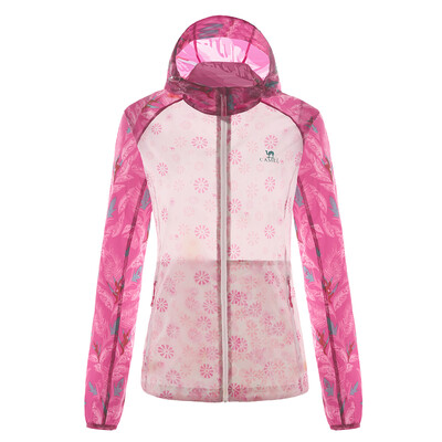 

Camel (CAMEL) наружная кожа одежда мужчины и женщины спортивная ветровка женская A7S131144 розовая печать S