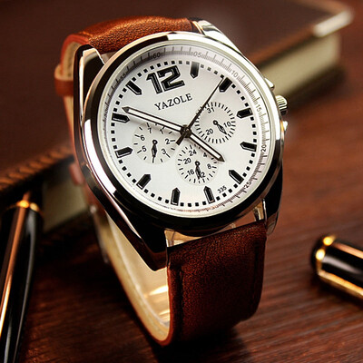 

Ya Zhuo Lun business watches 2017 new Korean non-mechanical watch luminous pointer gift YZL0562TH-4