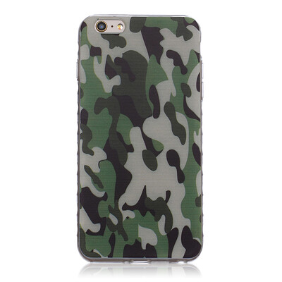 

Camouflage Pattern Soft Thin TPU Rubber Silicone Gel Case Cover for IPHONE 6 Plus6S Plus