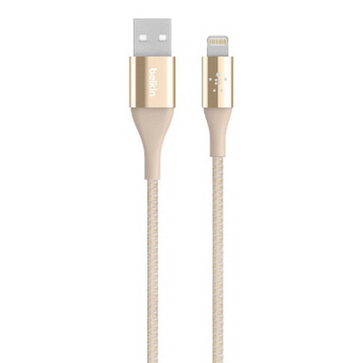

Belkin Lightning to USB Kevlar metal braided cable gold 12 meters