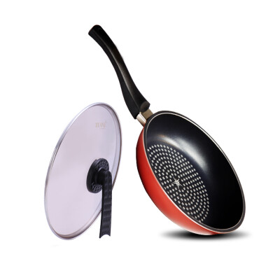 

[Jingdong supermarket] drill technology (ZUANJ) imports of non-stick pan 26CM smoke-free fried fried beef decoction pan gas cooker general ZJ-RNF26 (wine red)