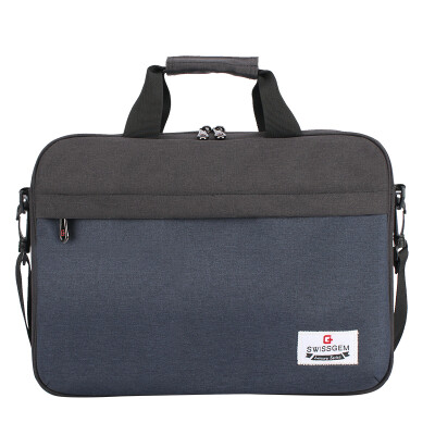 

SVVISSGEM business handbag fashion casual shoulder computer bag 11 inch male and female Messenger bag briefcase iPad shoulder bag SA-1106 black