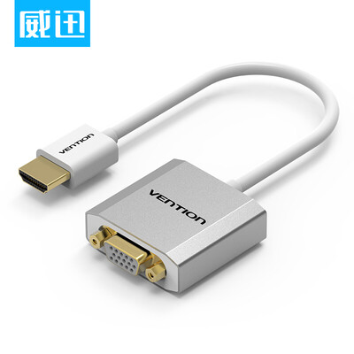 

WDC VENTION HDMI to VGA cable converter with fiber optic audio separation HD video adapter adapter computer box with the projector projector black ACLB0