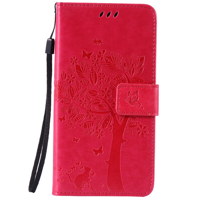 

Rose Tree Design Кожа PU откидной крышки Кошелек Карты Держатель чехол для LG K10