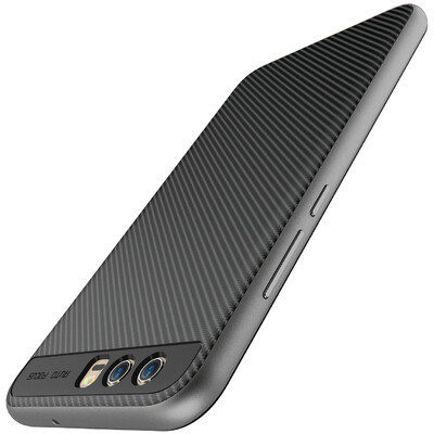 

KOOLIFE bumblebee Huawei P10 cell phone case silicone shatter-resistant soft shell all-inclusive shell for Huawei P10 mobile phone dark gray