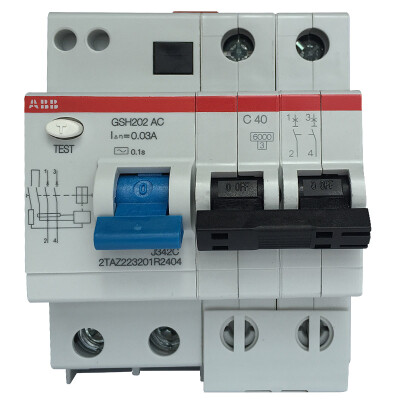 

ABB Circuit Breaker 2P40A Leakage Protector Micro Air Switch With Leakage GSH202 AC-C40