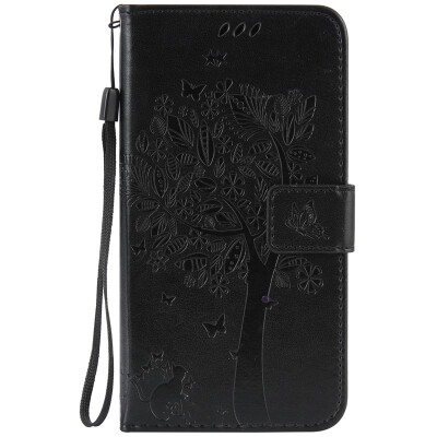 

Black Tree Design PU Leather Flip Cover Wallet Card Holder Case for Zenfone ZD552KL
