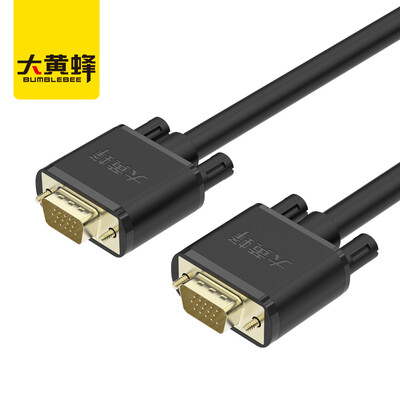 

Bumblebee BUMBLEBEE D-C504E HD 3 6 VGA line computer monitor TV line extension cable 3 m vga notebook with projector video cable black