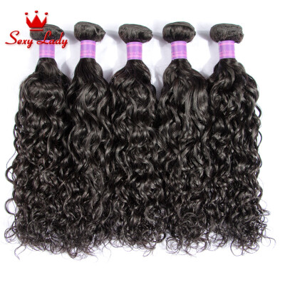 

Peruvian Water Wave 3 Bundles Peruvian Virgin Hair Wet&Wavy Human Hair Weave Bundles Peruvian Loose Curly hair Ms Here hair