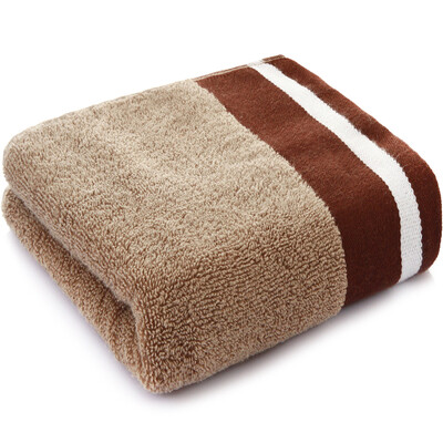 

Sanli cotton color home life scarf 34 × 73cm flat cloth satin towel in the coffee color