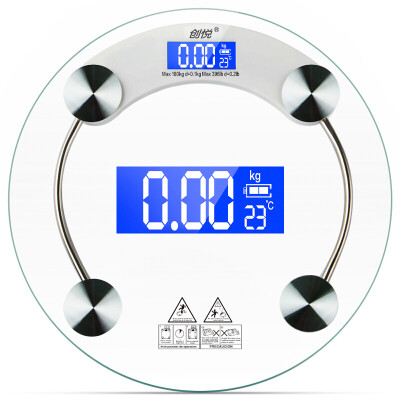 

Chong Yue electronic scales human health weight called circular backlit body scales