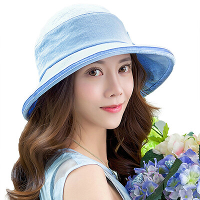 

Jingdong Supermarket Siggi SI88335 Hat Female Colorful Shade Hoods Korean Tide Sunny Fisherman&39s Hat Seaside Beach Big Sun Cap Female Summer Blue 575CM