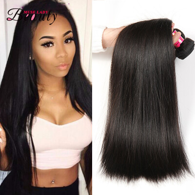 

Malaysian Hair Extension Straight Human Hair Weaves 3 Bundles Lot Unprocessed No Tangle No Shedding Top Quality Hair