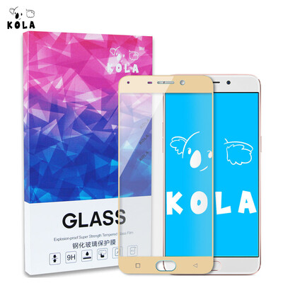 

KOLA OPPO R9 закаленная пленка полноэкранная пленка закаленная стеклянная пленка 5.5-дюймовый экран местного золота