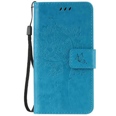 

Blue Tree Design PU Leather Flip Cover Wallet Card Holder Case for Zenfone Go ZB452KG