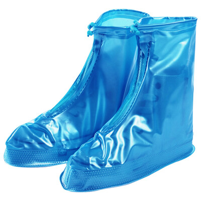 

YOUAO children&women in the general tube with a flat rain boots cover rain raincoat a pair of mounted  UYXET