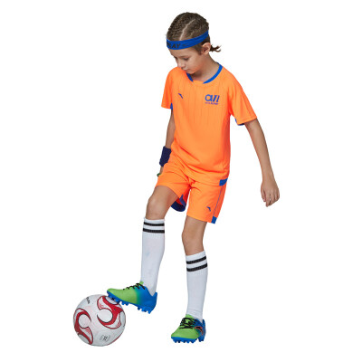 

Anta (ANTA) children's clothing boys soccer match sets children's sportswear two-piece suit 35724205 bright fruit orange 165