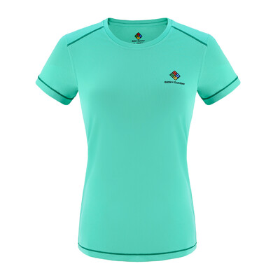 

8264 outdoor couples sportswear round neck short sleeve sweat breathable printing men and women quick-drying T-shirt K7S109584 pink L