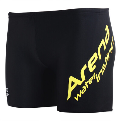 

Allna men's swimming pants flat angle quick dry high elastic comfort breathable anti-oxidation training leisure hot spring large size swimming trunks jingdong self-FSS7252M-BKYL-L black and yellow