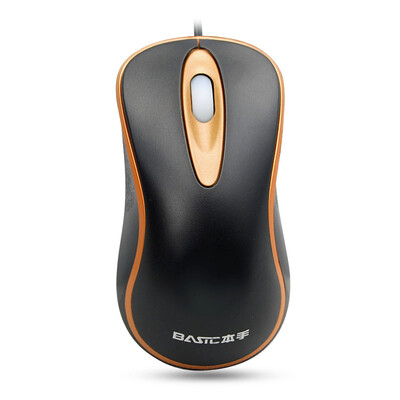 

966 mouse USB cable video game mouse red and black
