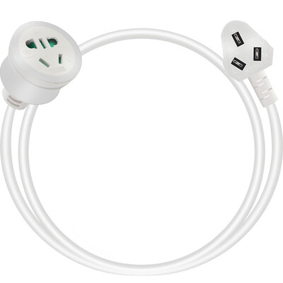 

Intermaner Etman ACPW07 1 meter 10A 5 hole extension cable three-pin plug power outlet extension cord insertion 1 M electric fan dragline board heater wiring board