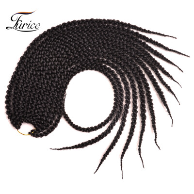 

Furice Crochet Braids 3D Twist Hair Cubic Twist Extensions Hand-made Synthetic Ombre Braiding Hair Styles For Beautiful Woman 125g
