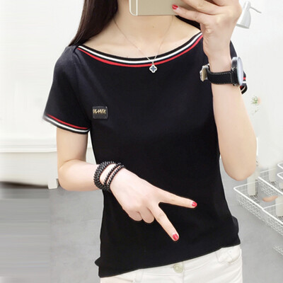 

VIVAHEART short-sleeved T-shirt female Korean version of the wild students shirt shirt compassionate VWTD174235 black