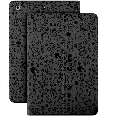 

BIAZE Apple iPad Mini2 / 3/1 Case / Case Lightweight Drop Intelligent Sleep Sleeve Little Witch Series PB01-Black