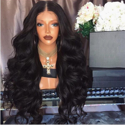 

Lace Front Human Hair Wigs For Black Women Brazilian Body Wave Lace Front Wigs 150 Density Brazilian Wavy Wigs