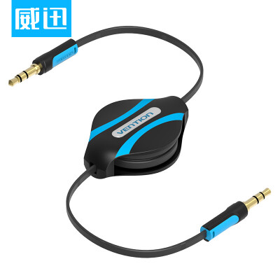 

VIA aux audio cable car with telescopic car audio cable 35 public on the bus line data cable mp3 cable 1 meter black BEABF