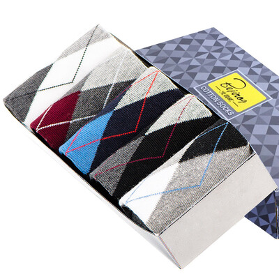 

Arctic cashmere socks male socks anti-off sports business men socks men&39s cotton socks in the tube socks 5 pairs of mixed gift boxed men&39s cylinder diamond-