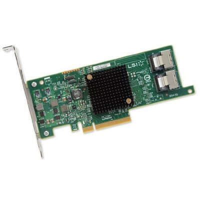 

LSI00301 9207-8I SGL SAS 8 Ports internal SFF-8087 PCIe 30 RAID 0 1 1E & 10E Controller Card