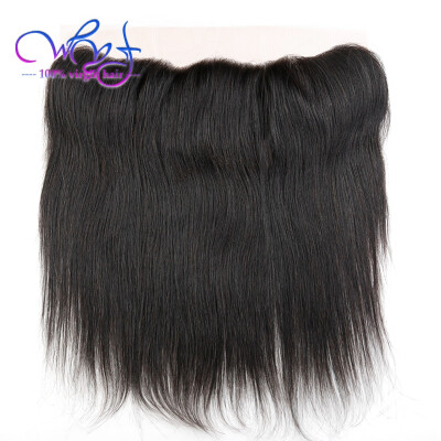 

WYF Brazilian Straight Hair Full Lace Frontal 7A Unprocessed Brazilian Virgin Hair Lace Frontal With Boby Hair 13x4 Lace Frontal