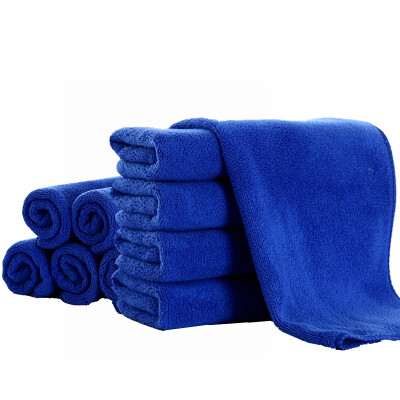 

Car kisses 10 pieces of fine fiber towel towel to absorb water 60CM 40CM blue