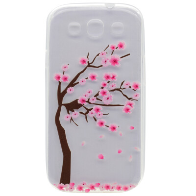 

Cherry tree Pattern Soft Thin TPU Rubber Silicone Gel Case Cover for Samsung GALAXY S3