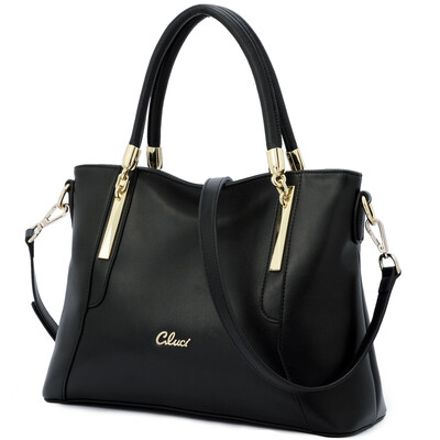 

Ke Lu Chi CLUCI Shoulder Bag Women Trend Fashion Casual Large Capacity Women&39s Leather Handle Slip Bag CW1171082 Black