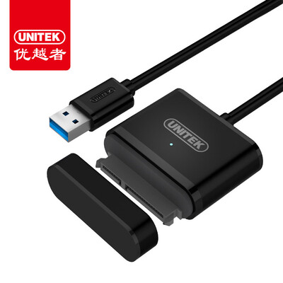 

Улучшенный человек (UNITEK) Y-1093BK USB3.0 вращения диска SATA конвертер адаптер кабель жесткого легко управлять линии 2.5 / 3.5 дюйма Интерфейс питания жесткого диска кабель с черным 60см