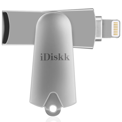 

iDiskk R003iD MFi Apple сертифицированный кард-ридер iPhone / iPad с двойным использованием (без карты памяти)