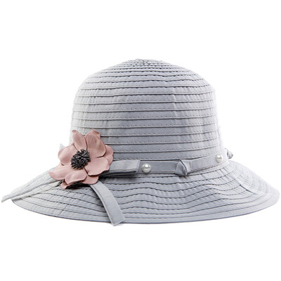 

【Jingdong supermarket】 Han shop (hanshop) sun hat female summer outdoor hat hat sun hat lady lovely folding beach hat HSM26 pink 57CM adjustable
