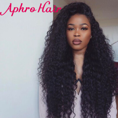 

Aphro Hair Deep Wave 100% 8A Brazilian Virgin Human Hair 3 Bundles Mixed Length Unprocessed Natural Color