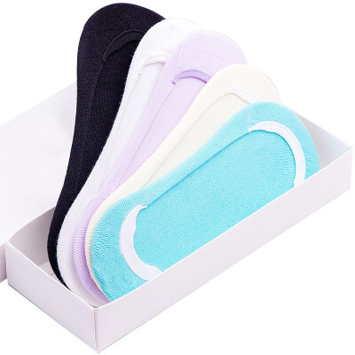 

Arctic cashmere socks socks anti-off sports socks socks female socks women&39s cotton socks 5 pairs of mixed color gift box invisible socks solid color female stealth socks