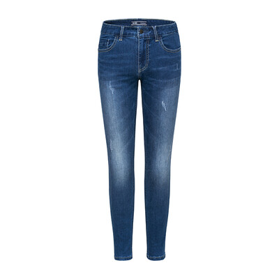 

Semir jeans Korean version of the students polished Slim Crescent Cowboy trousers 11216240084 Cowboy Blue Gray 29