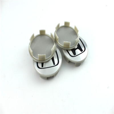 

4×69mm Alloy Wheel Center Caps For Honda silver and black Car Emblem Badge Sticker Centre Cover