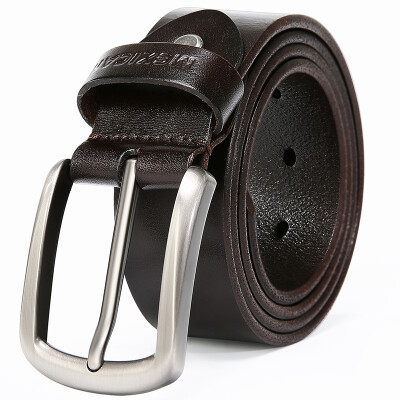 

Jingdong supermarket] Scarecrow MEXICAN men's belt fashion business leisure needle buckle head layer of leather men's belt belt belt MXI10901M-01 brown