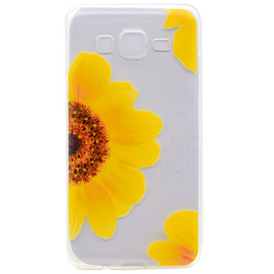 

Sunflower Pattern Soft Thin TPU Rubber Silicone Gel Case Cover for Samsung GALAXY ON7