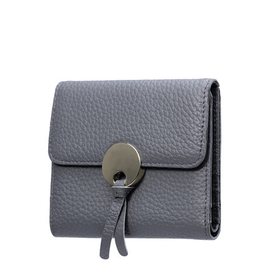 

Marianne Orlando MarinoOrlandi first layer of leather sweet wallet female gray