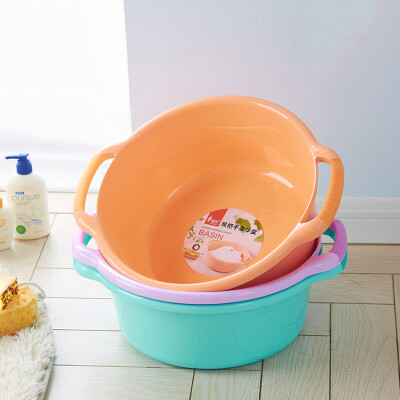 

【Jingdong Supermarket】 Shun Mei Plastic Basin 41cm Washbasin Double Handle Thicker Basin SM-2566 Color Random