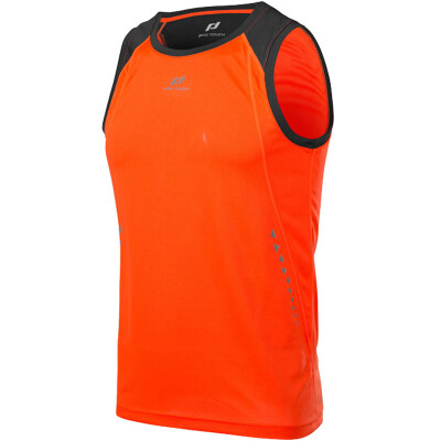 

PRO TOUCH man running sports vest fast dry breathable reflective protection 246339 901-543 royal blue orange XL