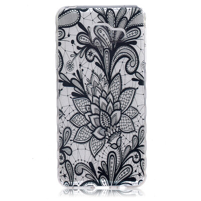 

Black Rose Pattern Soft Thin TPU Rubber Silicone Gel Case Cover for SAMSUNG Galaxy A3 2016A310